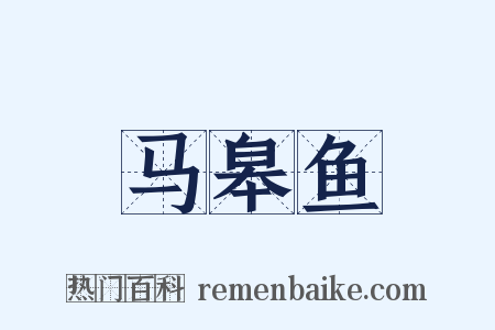 马皋鱼是什么意思的图片